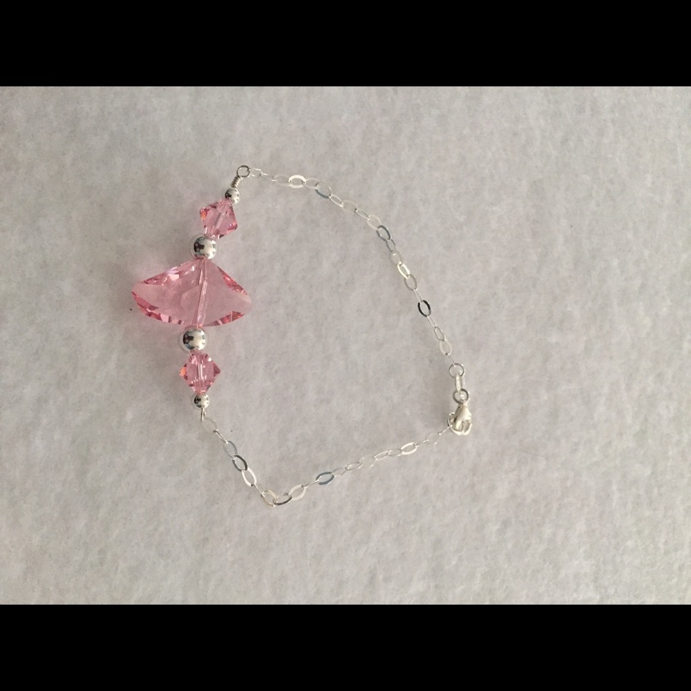 RoseJoy Swarovski Crystal Sterling Silver Bracelet